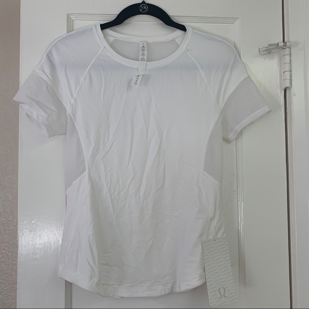 Lululemon home stretch short sleeve shirt